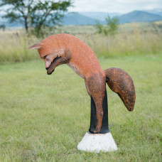 Wildcrete Fox jumping